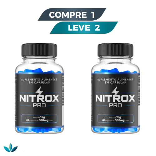 Nitrox Pro 60 Cápsulas - Suplemento Natural de Qualidade