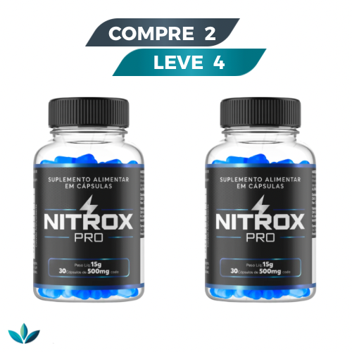 Nitrox Pro 60 Cápsulas - Suplemento Natural de Qualidade