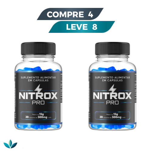Nitrox Pro 60 Cápsulas - Suplemento Natural de Qualidade